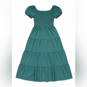 Charming Green Women's Dress